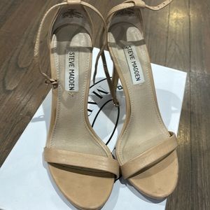 Steve Madden stecy tan nude natural heels